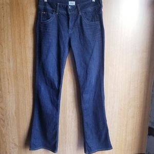 Hudson Mid Rise Dark Wash Boot Cut Jean Sz 29